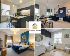 Affordable luxurious 3 bedroom 3 bathroom house great for contractors and large groups within 1 mile to City Centre with free parking